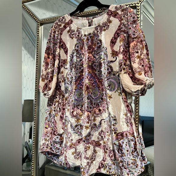 Free People Maye Velvet Tunic Dress - Picture 3 of 7